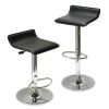 3 Piece Modern Dining Set with Bistro Table and Two Stools