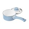 12pc Ceramic Cookware Set, Blue Linen