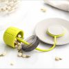 Non-Toxic Silicone Tea Strainer Herbal Spice Filter Silicone Tea Infuser Reusable Teapot Bag Heat Resistance Tea Infuser Kitchen Tools