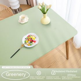 Sheepskin All-inclusive Tablecloth Waterproof And Oil-proof Disposable Anti-scald Tablecloth (Option: Grass Green-Suitable For 80X140cm)