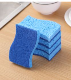 S-shaped Cellulose Sponge Mop Blue (Option: S Blue Wood-Cellulose Sponge)