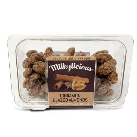 Milkylicious-Cinnamon Glazed Almonds 4oz (Material: Cinnamon Glazed Almonds)