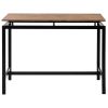 5-Piece Kitchen Counter Height Table Set, Industrial Dining Table with 4 Chairs