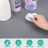 Silicone Under Sink Mat for Cabinet 34x22in Sink Cabinet Protector Mat Kitchen Bathroom Cabinet Liner with Drain Hole Hold Up to 3 Callons Liquid