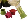 Silicone Wine Stoppers Bottle Caps Reusable and Unbreakable Sealer Covers to Keep Wine or Beer Fresh for Days with Air Tight Seal